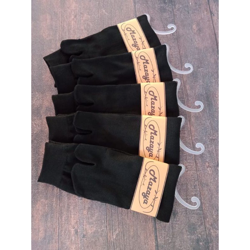 Kaos Kaki Jari Jempol Polos Wanita Muslimah Poliester-4