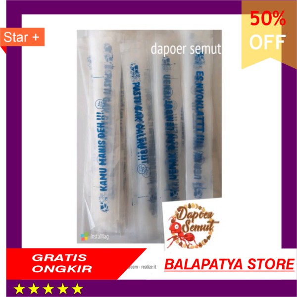 

40 OFF KHUSUS HARI INI !!! plastik es sablon 3x23 biru