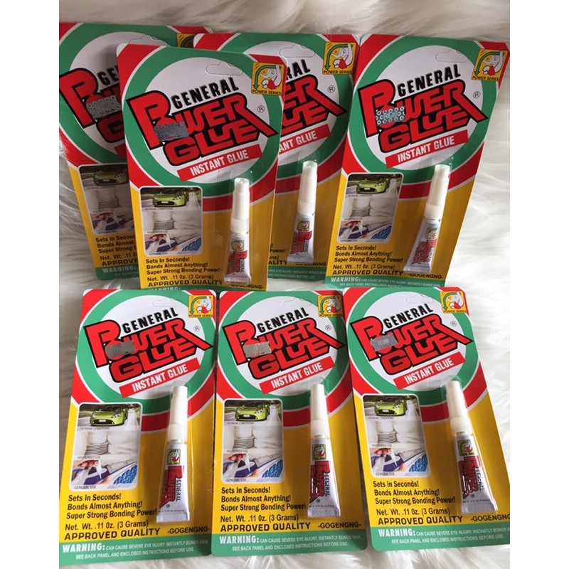 

Power Glue General Original-12pcs Lem Serbaguna Power Glue