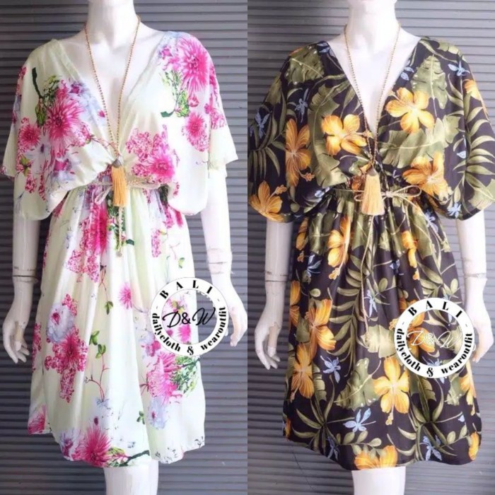 Mididress pantai bali /mididress kupu /dress pantai /baju santai bali2 - Foto display