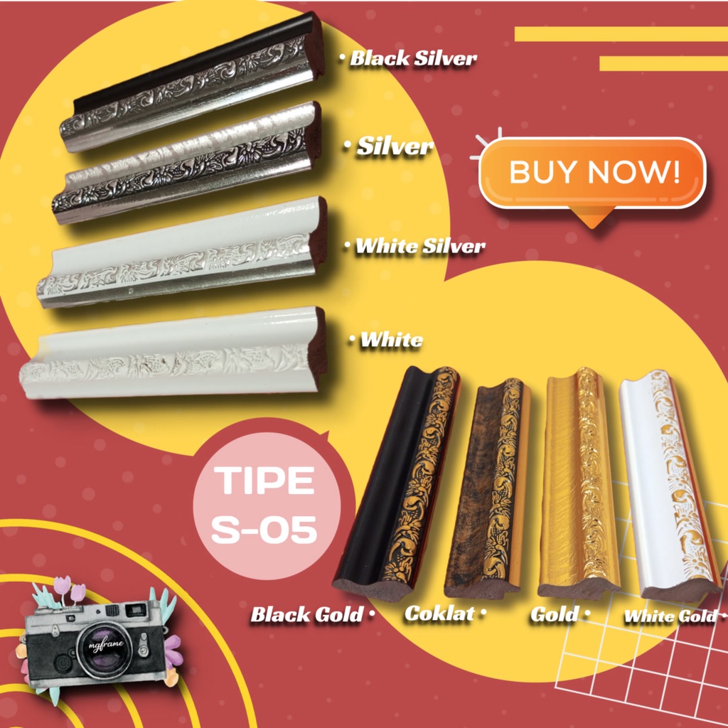 BATANGAN PIGURA FIBER UKIR 2.5CM/LIS PVC/LIS PLAFON/BATANGAN ECER