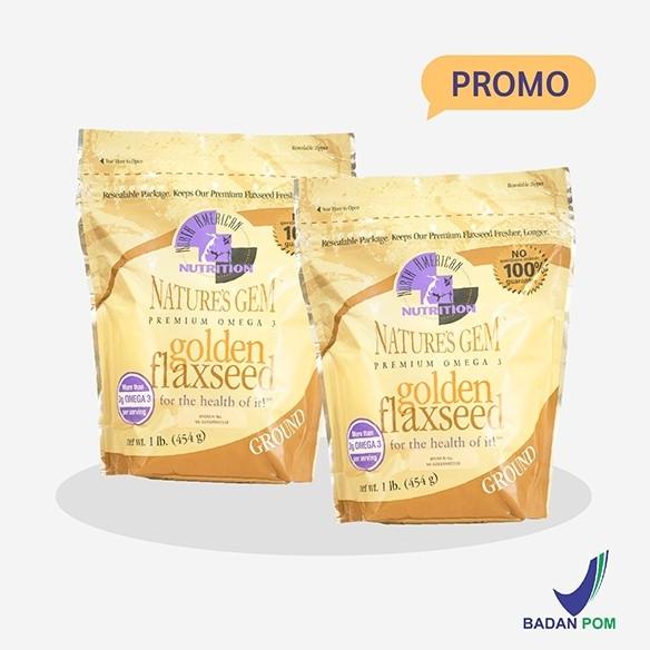 

DISKON PAKET PROMO 2 Bks Golden Flaxseed Nature's Gem AP160