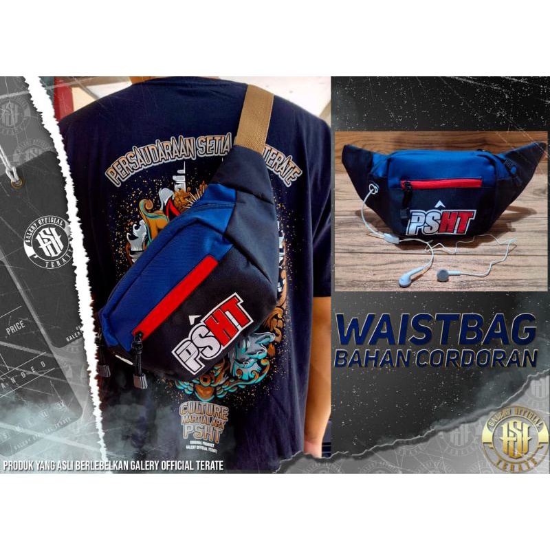 WAISTBAG PSHT - TAS SELEMPANG PSHT - TAS BAHU PSHT