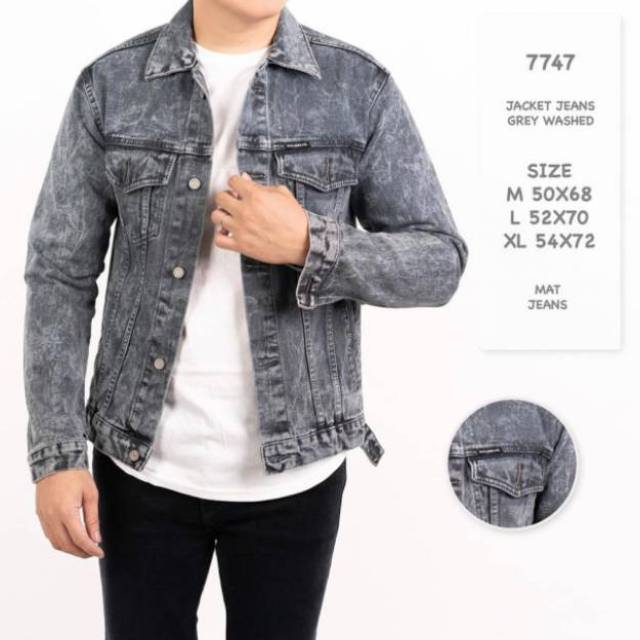 DW-JAKET JEANS COWOK/ JAKET PRIA KODE 1420/7747