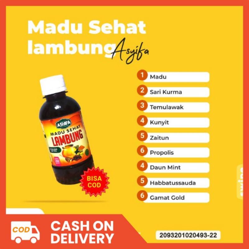 Madu Lambung Asyifa- Maag Kronis- Asam Lambung- Gerd