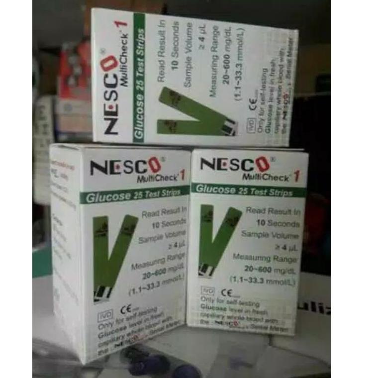 ✱ Nesco Strip Nesco Gula Darah / Glucose / Strip Glucose / Gula Darah Nesco ➫