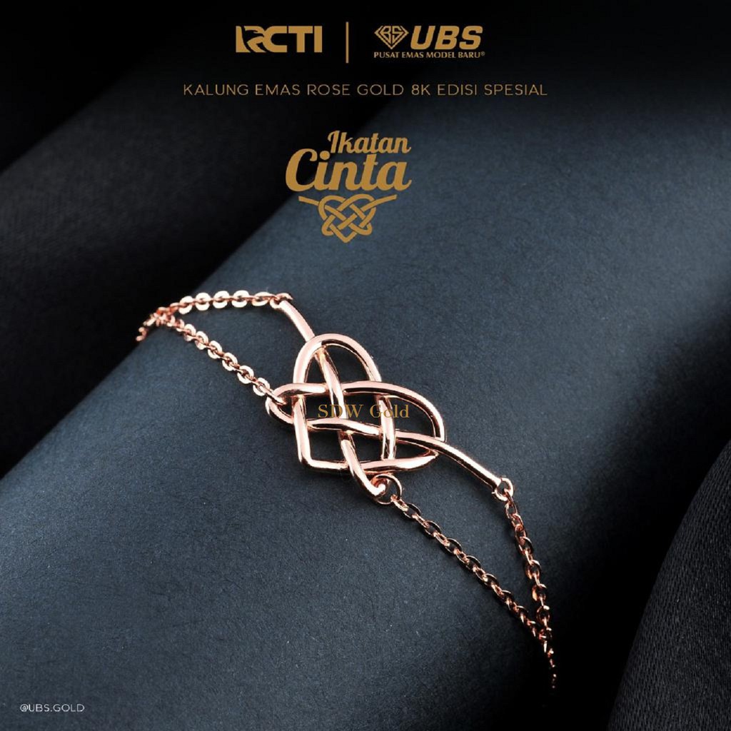 Gelang Emas &quot;Ikatan Cinta / Andin&quot; Edisi Spesial 8K - SDW Gold -