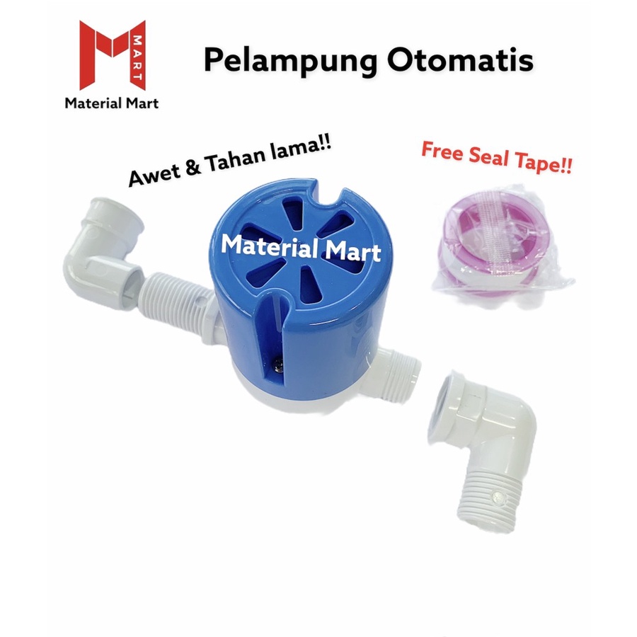 Pelampung Tangki Air Otomatis | Plampung Kran Bak Toren Automatic  Water | Material Mart