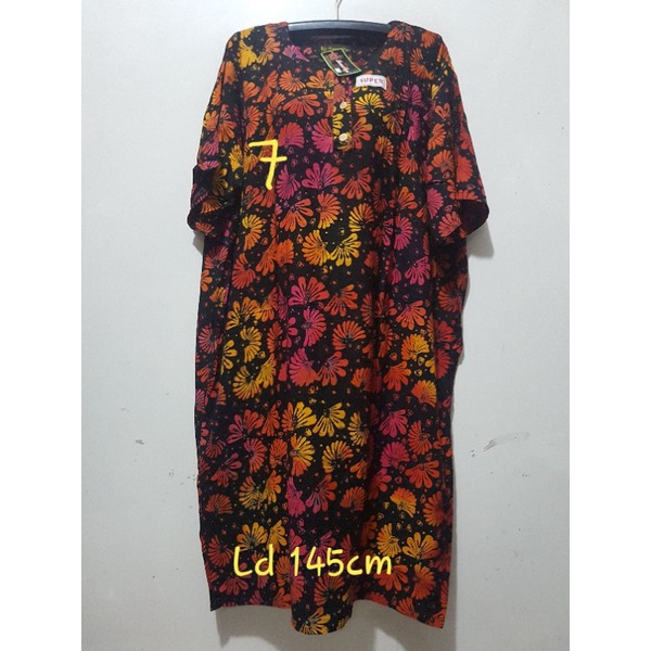 YULI - DASTER L5 REMEK LD 140 - 150 CM PB 110 CM BATIK KENCANA UNGU LABEL HITAM KUH-no 7