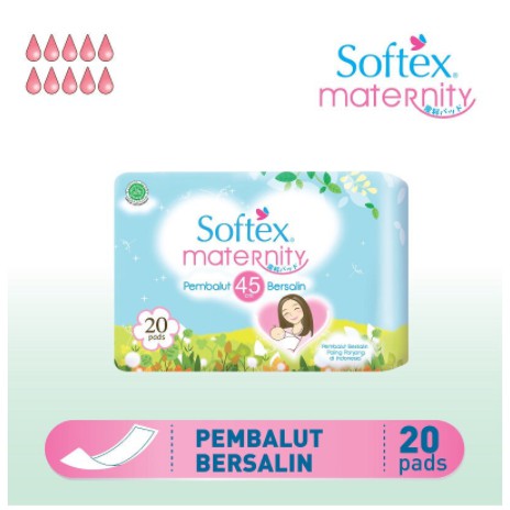 Softex Maternity 45 CM isi 20#Charm Safe Night 420 MM isi 8