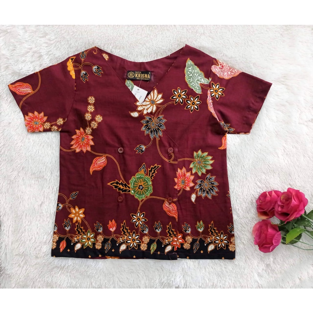Krisna Batik Anak Minidress Sarra Katun Adem