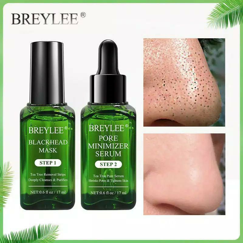 BREYLEE BLACKHEAD MASK & BREYLEE PORE REFINING SERUM