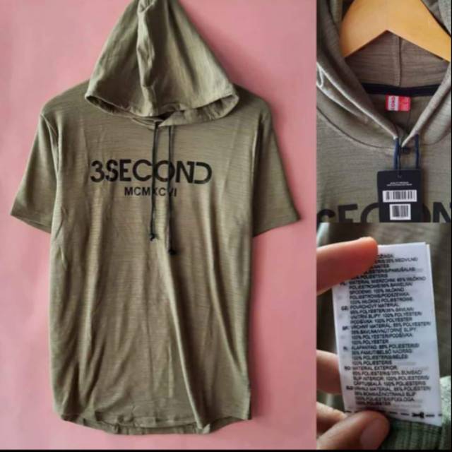 Kaos hoodie 3 second