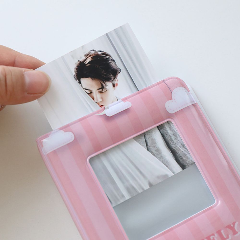 MXBEAUTY Tickets Book Square Album Collect Book Kpop Photo Album Photo Album School Stationery Card Book Picture Case ID Holder Photocards Organizer Name Card Holder Mini Album/Multicolor