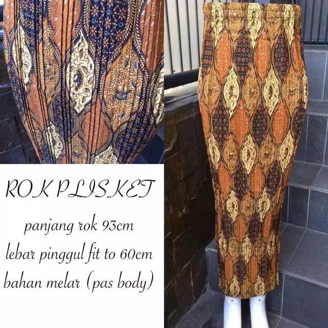 SB Collection Rok Plisket Sophia Maxi Panjang Jumbo Batik Wanita