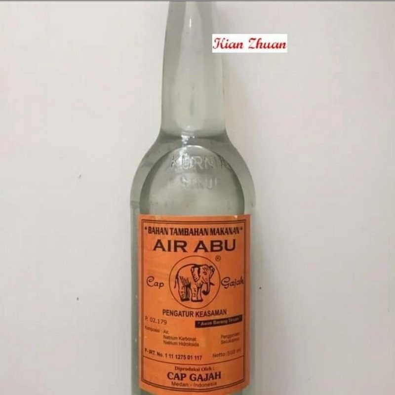 Air Abu cap Gajah / Air Khi / Bahan Masakan