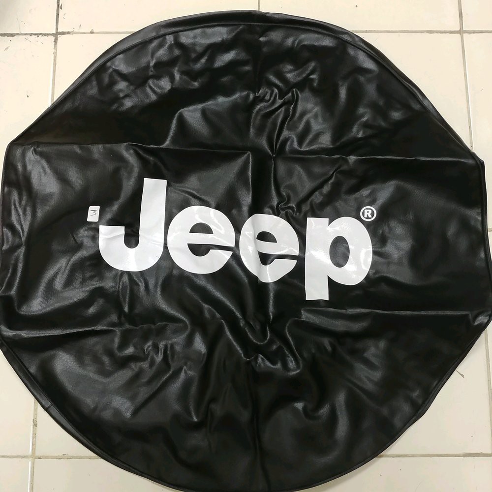 sarung cover ban mobil belakang jeep ukuran S / M / L kulit sintetis universal