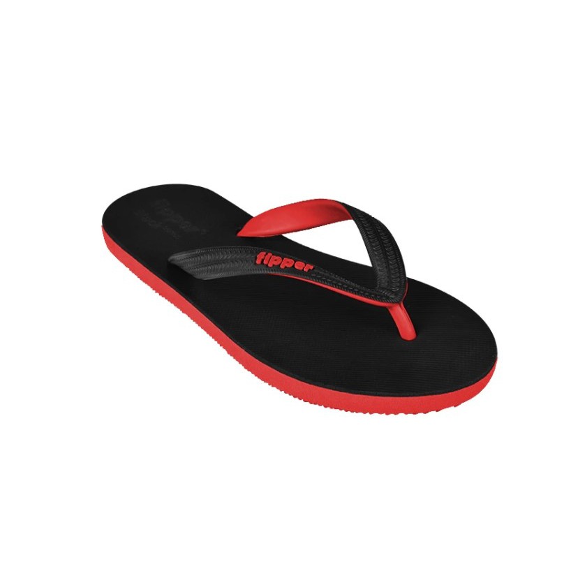 Sandal Fipper Black Series M Black Red Original