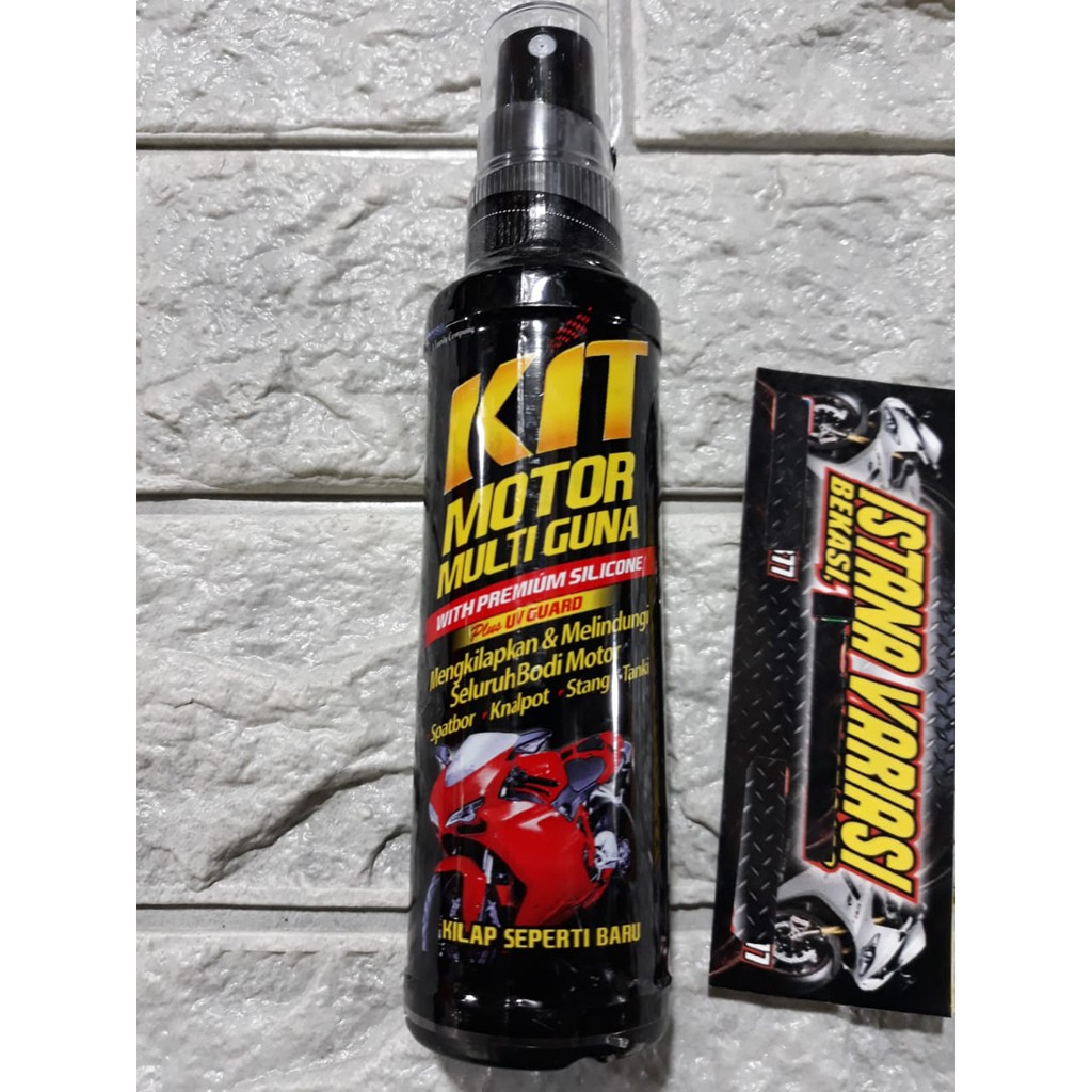 Kit Botol Body Motor Pengkilap Motor Multy Guna Kit Spray isi 100ml