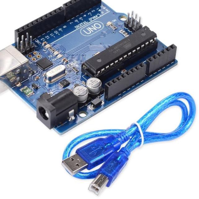 ☻ Arduino Uno R3 Compatible atmega328 DIP atmega 16u2 atmega16u2 + usb ◌