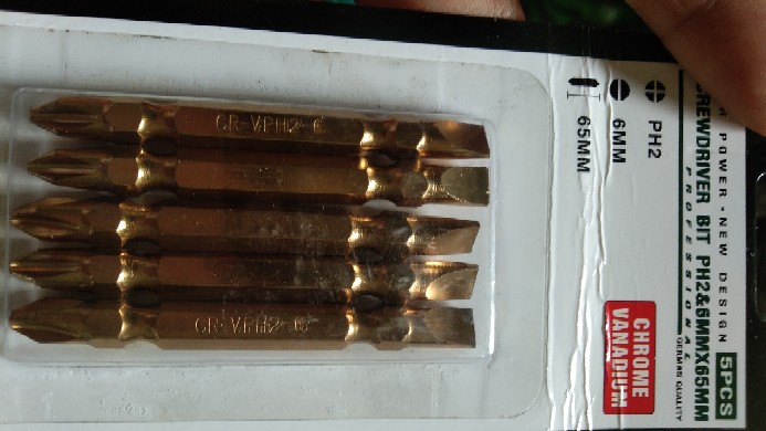 Mata Obeng Bor Gypsum Angin Plus Minus Ph2 X 65 Mm