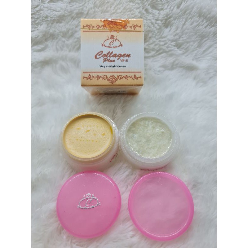 Cream Collagen Super Holo Emas / Cream Siang Malam Collagen / Cream Pemutih Wajah