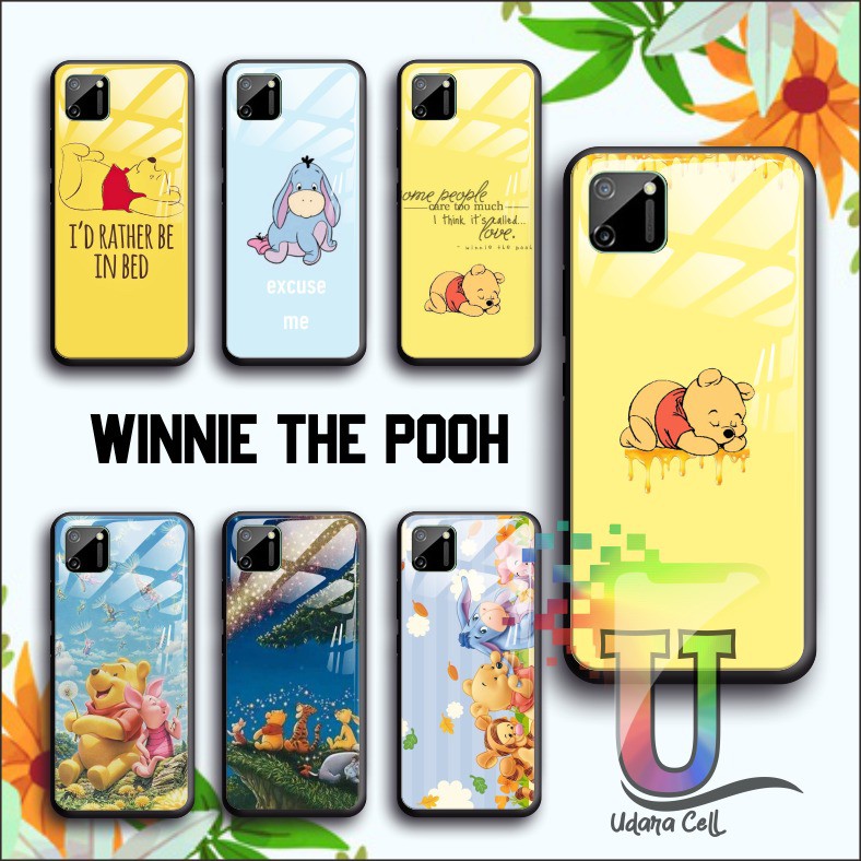 UC Case softcase silikon Winnie The Pooh back case glass samsung j2prime j3 j5 a01 a51 a71 a10s a20s
