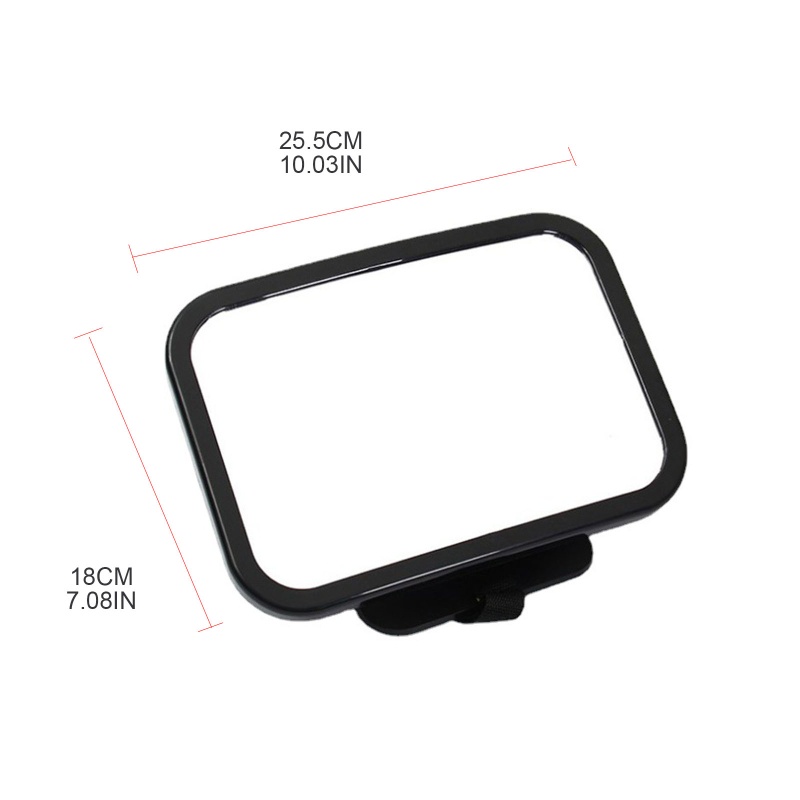 Mary Kaca Spion Bayi / Anak Laki-Laki / Perempuan Rotasi 360 ° Adjustable Untuk Car Seat