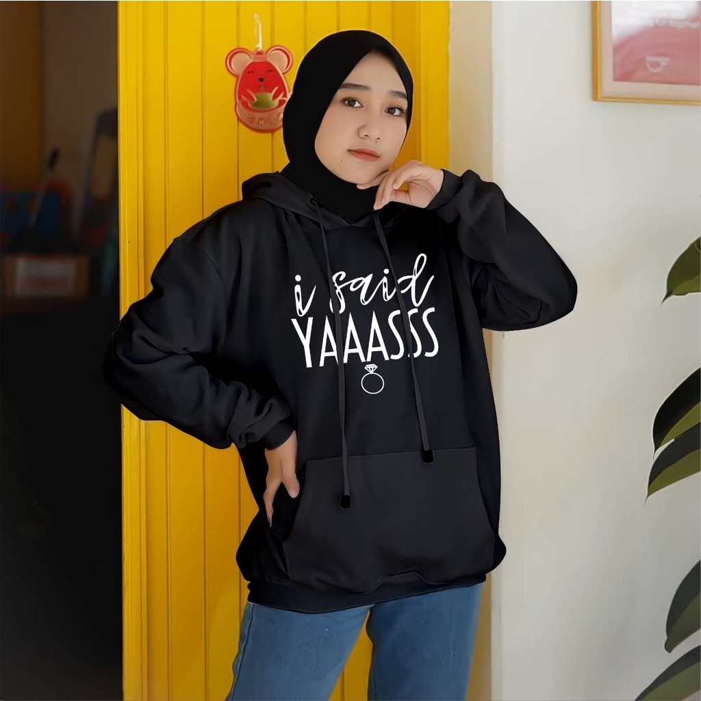 Jaket Hoodie Hodie I sad yass jumbo bigsize wanita ukuran m l xl xxl xxxl xxxxl xxxxxl