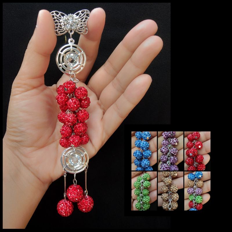 bros dagu mewah, bros dagu panjang, bros dagu juntai