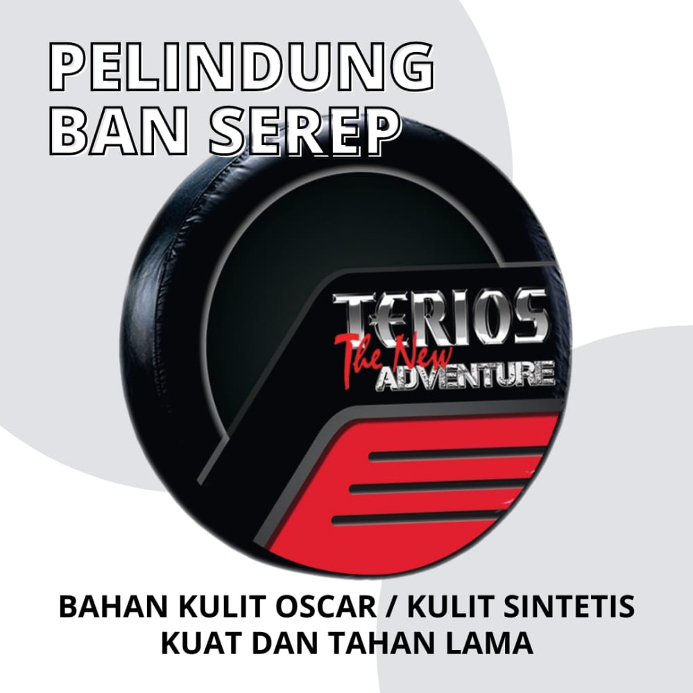 Cover Ban Serep Terios 30 / Sarung Ban Serep Mobil Daihatsu Terios Tutup Ban Serep Belakang Murah Be