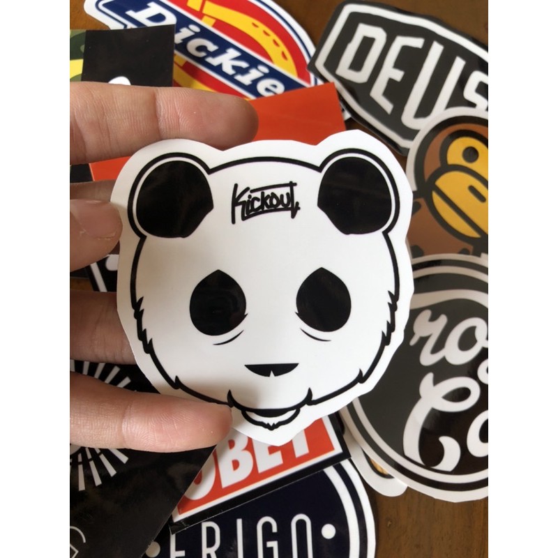 sticker distro campur brand logo sticker pack