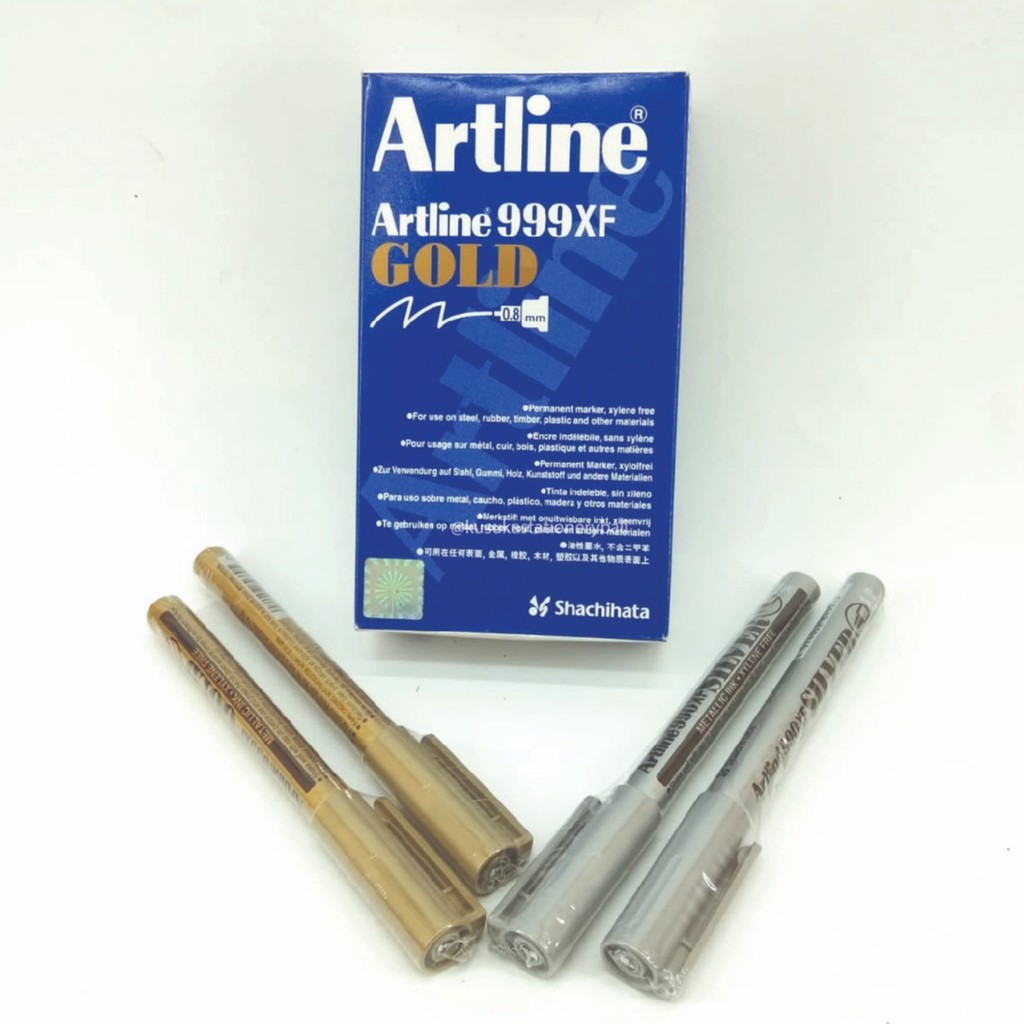 

Spidol 999XF Artline GOLD & SILVER