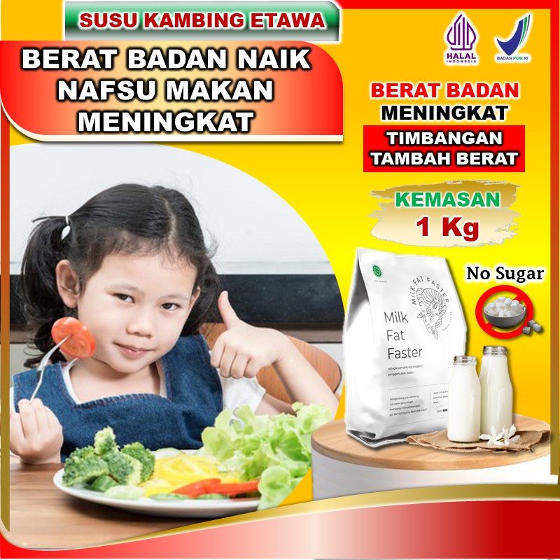 

Susu Kambing Etawa Syam - 100% Original Susu Penggemuk Penambah Berat Badan dan Nafsu Makan Kemasan 1 kg