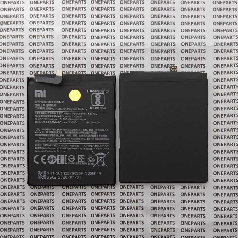 BAT BATTERY BATERAI BATRE XIAOMI REDMI 5 BN35 ORIGINAL