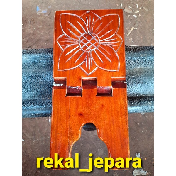 Rekal Al-Quran Tempat Baca Al-Quran Asli Jepara Motif Bunga [ BISA COD ]