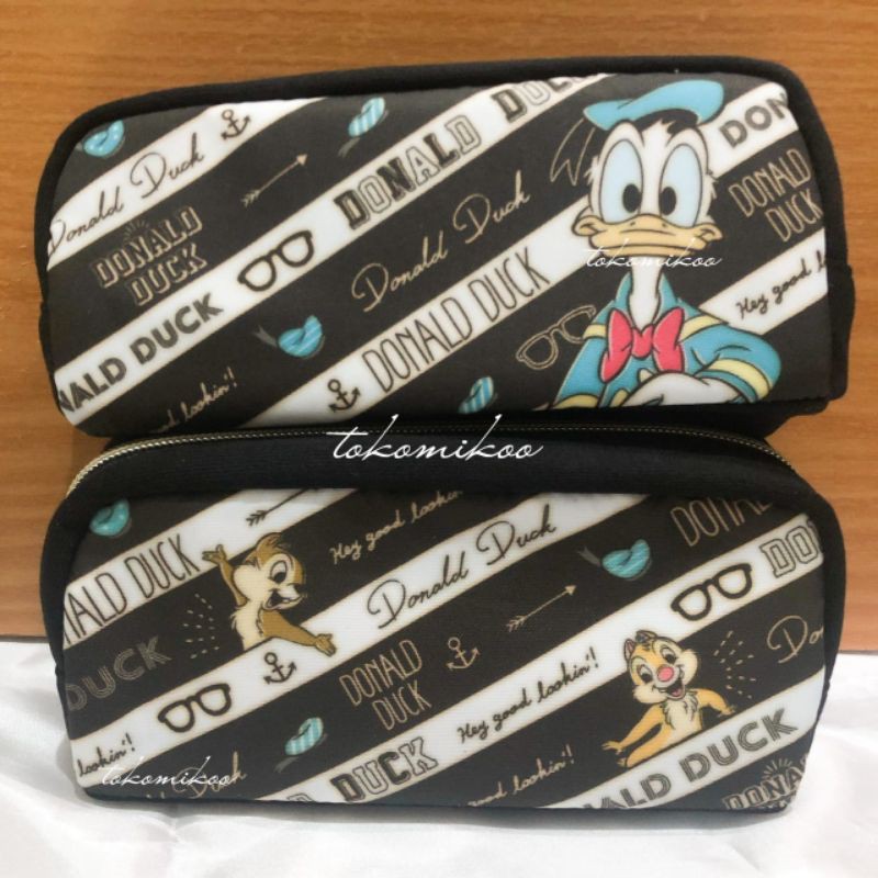 Pencil Case kotak pensil pouch Snoopy Donald Duck Monster Inc. Pooh Garfield My Melody Pompompurin Kuromi