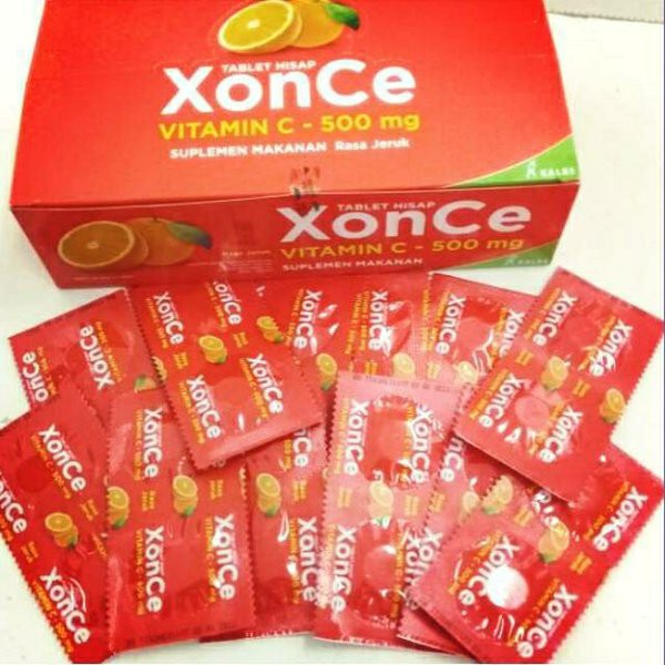 XONCE Vitamin C 500MG 1 box isi 100 tablet (50 strip)