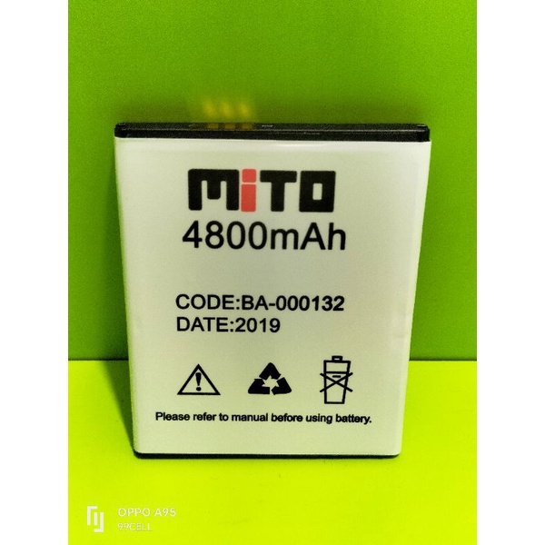 Baterai Battery Batrai Mito 132 A880 A990 ( BA 000132 )