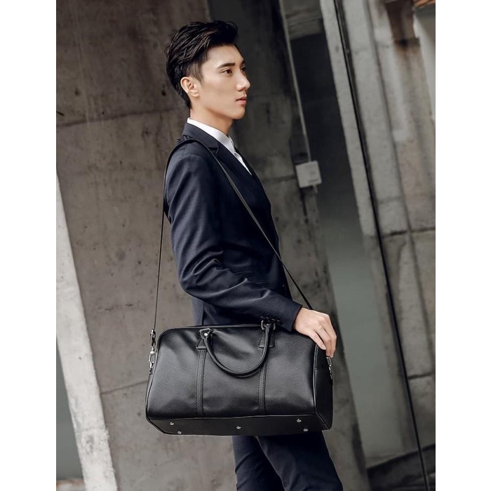 Travel Bag Tas Messenger Bag Pria | Tas Travel Tas Gym Pria Wanita Kulit Hti0858