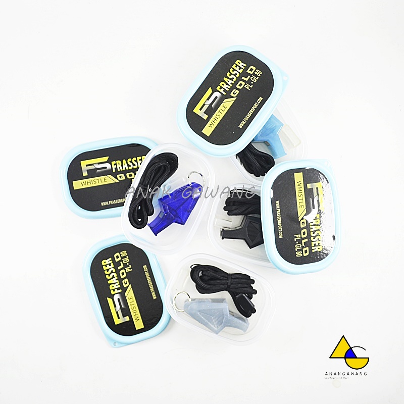 Peluit Frasser Whistle GOLD Peluit Wasit Olahraga Anakgawang