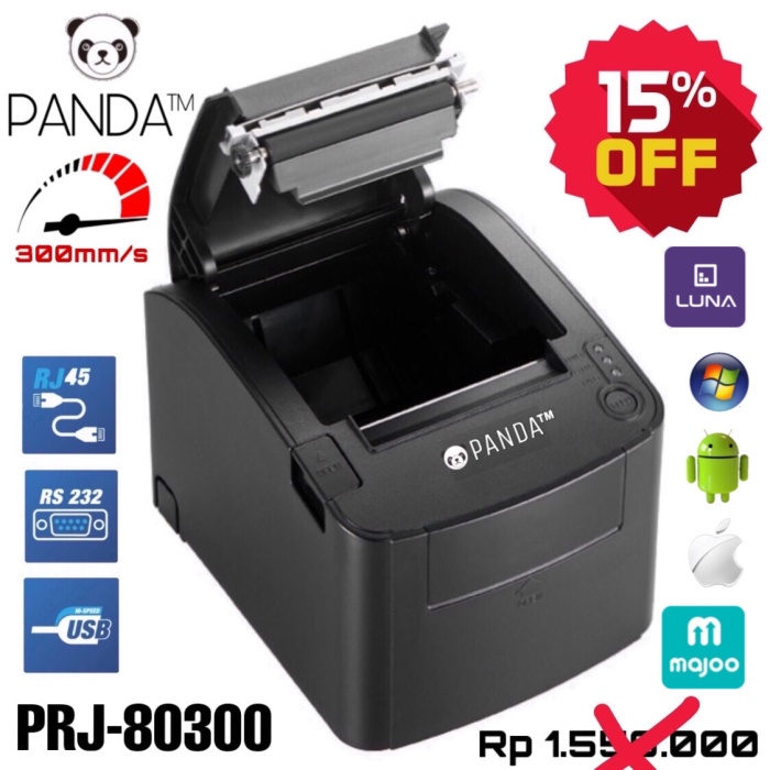 

(BISA COD) POS RECEIPT MINI PRINTER KASIR KERTAS 80 MM THERMAL(EPSON/STAR SUPORT)