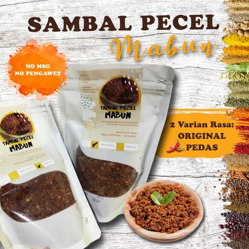 

ETALASEIBU MABUN BUMBU PECEL BEST NON MSG BEBAS PENGAWET
