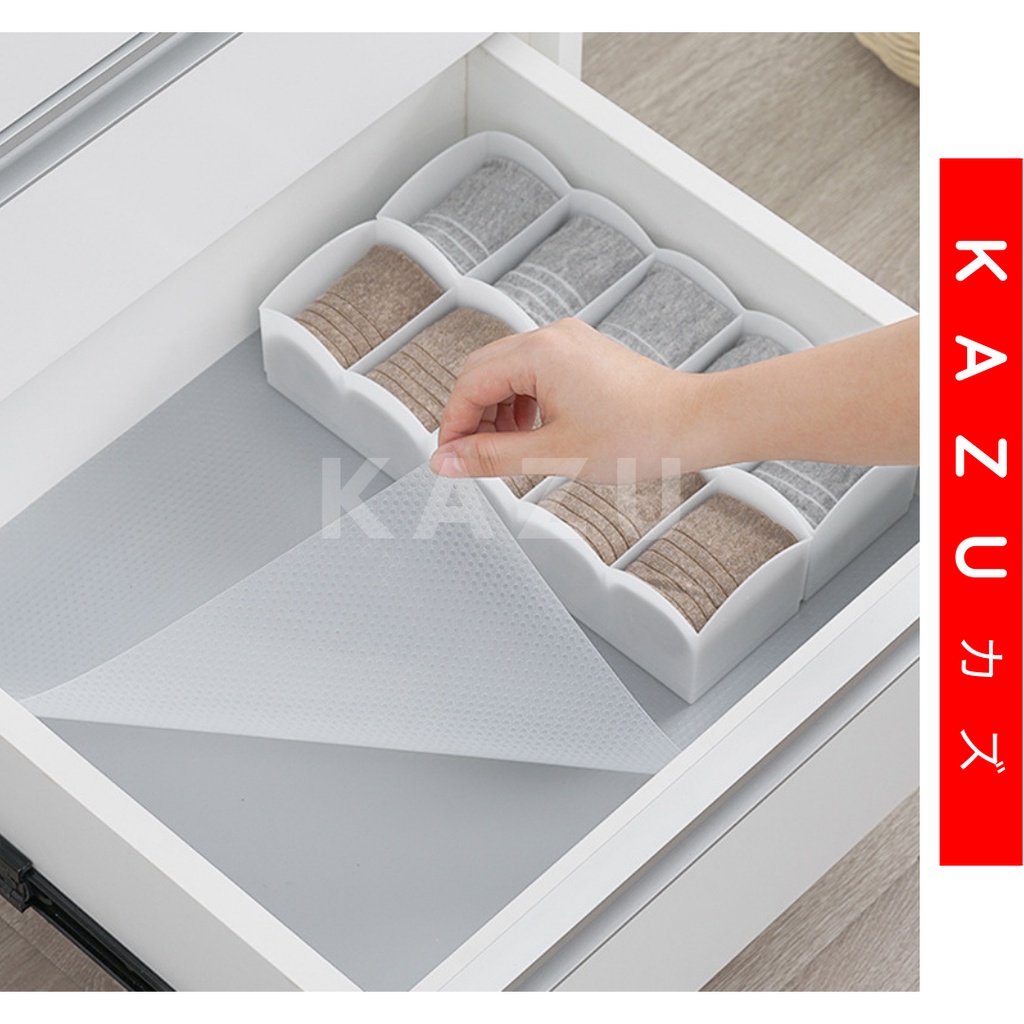 KAZU KHL252 Alas Laci Lemari Meja Kulkas Transparan Non Slip Tahan Air Waterproof Mat