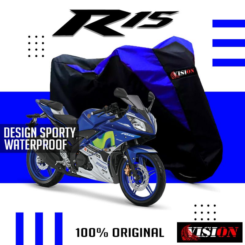 Cover Motor Slimut Sarung Motor Body r15 v2 v3 waterproof CBR 150/250RR GSX