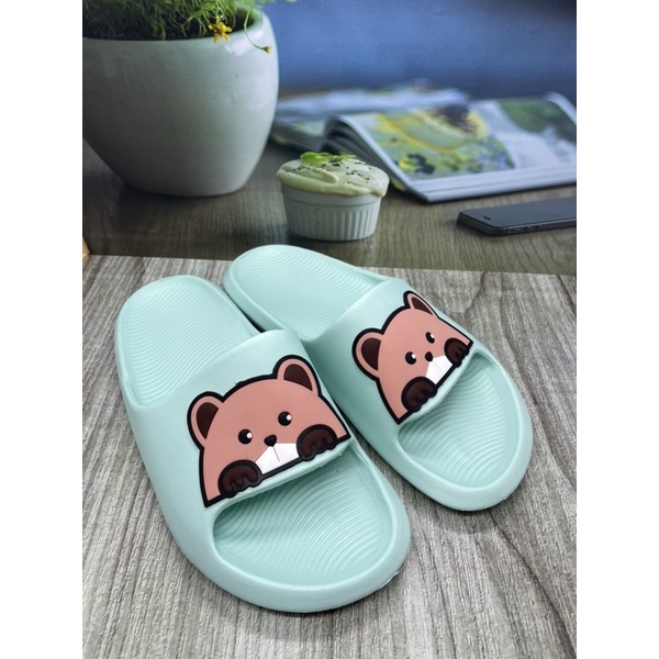 Sandal Slop Wanita36-40 Teddy Bear