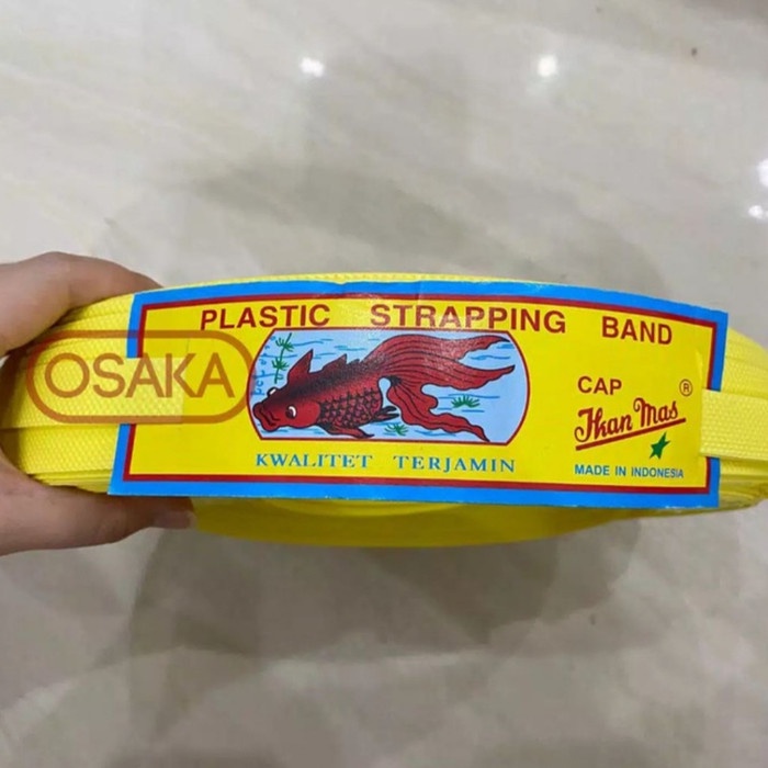 

LJ-Tali Strapping Band 15 mm Ikan Mas Kuning