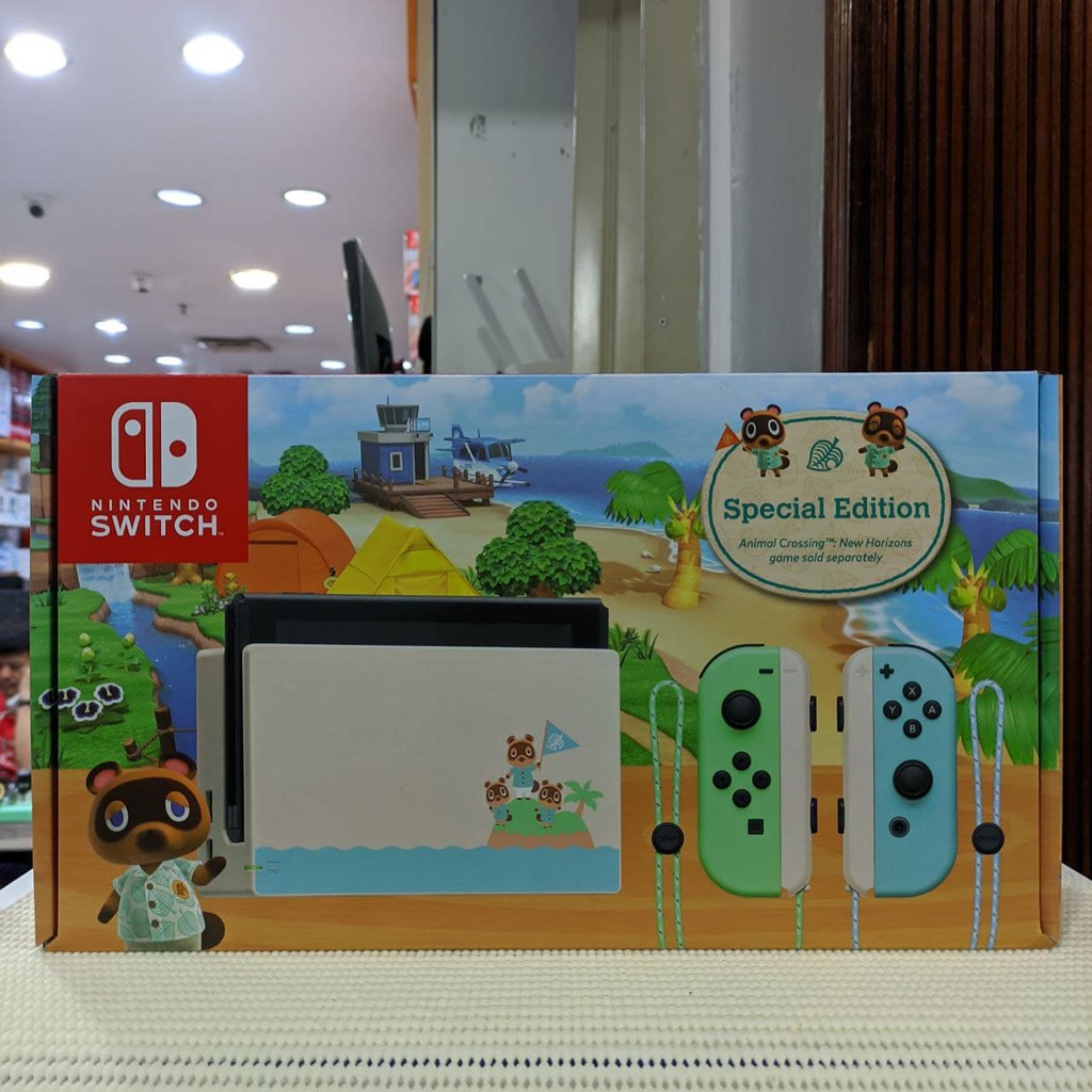 Nintendo Switch Console V2 Animal Crossing Limited Edition