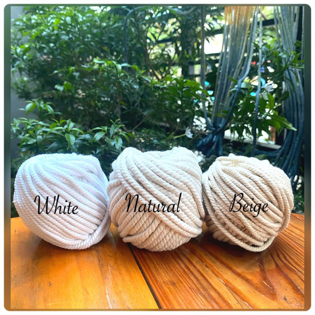 tali benang katun macrame 100gr 4mm PART II