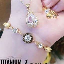 TiTanium Set perhiasan wanita QC12